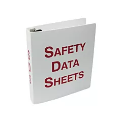 Accuform Signs Plastic Safety Data Sheet Binder