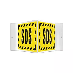 Accuform Signs Enseigne Projection(MC) « SDS », 8