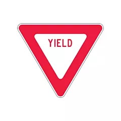 Accuform Signs Yield Traffic Sign, 24