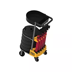 Banner Stakes Chariot de transport avec plateau pour barrière PLUS, 42