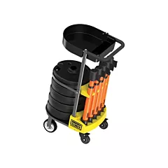 Banner Stakes Chariot de transport avec plateau pour barrière PLUS, 42