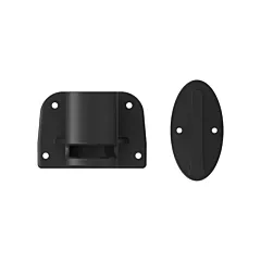 Banner Stakes PLUS Wall Mount Kit, Plastic, Black, Screw Mount (PL4066)