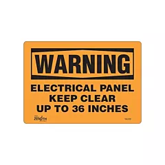 Zenith Safety Products Enseigne «Electrical Panel»