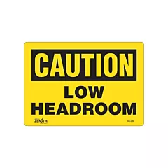 Zenith Safety Products Enseigne «Low Headroom»