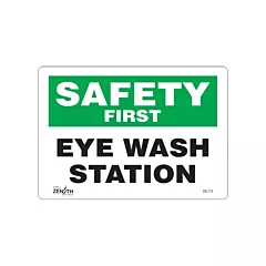 Zenith Safety Products Enseigne «Eye Wash Station»