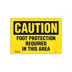 Zenith Safety Products Enseigne «Foot Protection Required»