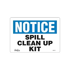 Zenith Safety Products Enseigne «Spill Clean Up Kit»