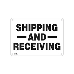 Zenith Safety Products Enseigne «Shipping And Receiving»