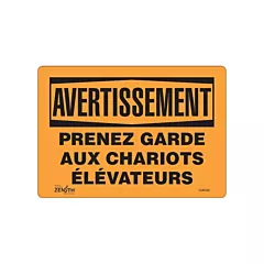 Zenith Safety Products Enseigne «Prenez Garde»