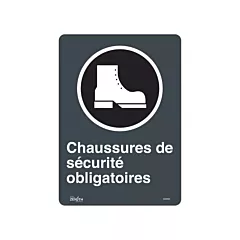 Zenith Safety Products Enseigne «Chaussures De Sécurité Obligatoires»