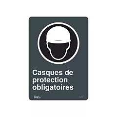 Zenith Safety Products Enseigne «Casques De Protection Obligatoires»