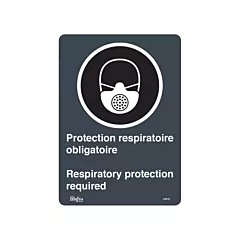 Zenith Safety Products Enseigne «Protection Respiratoire Respiratory Protection»