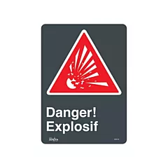 Zenith Safety Products Enseigne «Explosif»