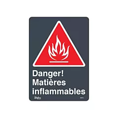 Zenith Safety Products Enseigne «Matières Inflammables»