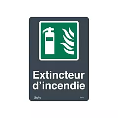Zenith Safety Products Enseigne «Extincteur D'Incendie»