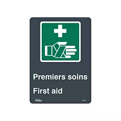 Zenith Safety Products Enseigne «Premier Soins/First Aid»