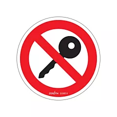 Zenith Safety Products Enseigne de sécurité CSA - arrêter le moteur