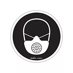Zenith Safety Products Enseigne de sécurité CSA - protection respiratoire obligatoire