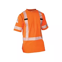 Big Bill Polartec® Power Grid® High Visibility Short Sleeved T-Shirt