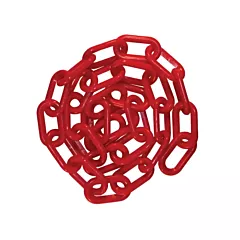Mr. Chain 25' Plastic Chain Barrier, Red (30005-25)