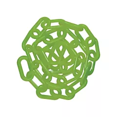 Mr. Chain 25' Plastic Chain Barrier, Green (50014-25)