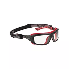 Bollé Ultim8 Safety Goggles, Closed, Clear, None, Anti-Fog/Anti-Scratch, Fabric (ULTIPSI)