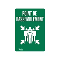 Zenith Safety Products Enseigne «Point de rassemblement»