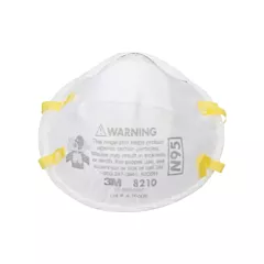 3M Particulate Respirator, NIOSH, Standard, Cup, Without, N95 (VP8210-2)