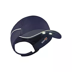 Ergodyne Skullerz® 8965 Lightweight Bump Cap Hat with LED Lighting, None, Navy Blue (23339)