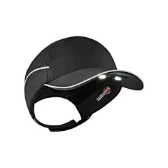 Ergodyne Skullerz® 8965 Lightweight Bump Cap Hat with LED Lighting, None, Black (23369)