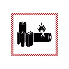 Incom Top Tape & Label Étiquettes de manutention de matières dangereuses, 5-1/2