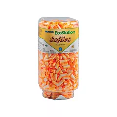 Moldex EcoStation™ Softies® Earplug Refill, Uncorded, 33 NRR dB, One-Size, ANSI S3.19-1974/CSA Class AL, Bulk - Canister (6702)