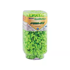 Moldex EcoStation™ Pura-Fit® Earplug Refill, Uncorded, 33 NRR dB, One-Size, ANSI S3.19-1974/CSA Class AL, Bulk - Canister (6706)