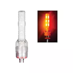 Safety Whips High Profile LED Whip Light, Amber/Red (SC4-CAR)