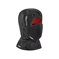 Ergodyne N-Ferno® Winter Hard Hat Liner with Mouthpiece, Cotton, Fleece, Black, One Size (16871)
