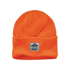 Ergodyne N-Ferno® Rib Knit Beanie Hat, Acrylic, Unlined, Orange, One Size (16807)