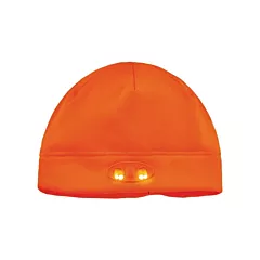 Ergodyne Bonnet N-Ferno(MD) à lumières DEL, Molleton, Non doublé, Noir, Taille unique (16804)