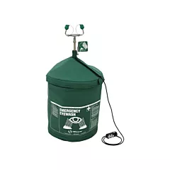 Haws Portable Tempered Emergency Eyewash, Pressurized, ANSI Z358.1, 15 gal. (7603T)