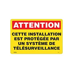 Zenith Safety Products Enseigne «Système de télésurveillance», 12