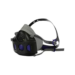 3M Secure Click™ HF-800 Series Half Facepiece Reusable Respirator, Medium, Silicone (HF-802SD)