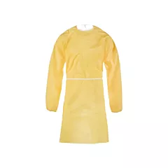 Lakeland ChemMax® 1 Gown, Polyethylene/Polypropylene, One Size, Yellow, Non-Medical (C1S527Y)