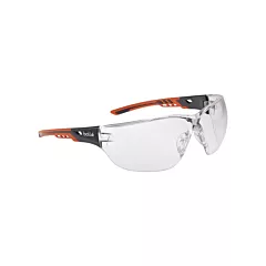 Bollé Lunettes de sécurité NESS+ de style sportif, ANSI Z87+, Transparent, Antibuée/anti-égratignures (NESSPPSI)