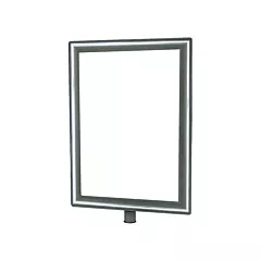 Tensator Heavy-Duty Vertical Sign Holder for Classic Posts