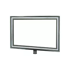 Tensator Porte-enseigne horizontal robuste pour montant classique