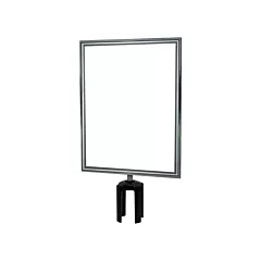 Tensator Heavy-Duty Vertical Sign Holder with Tensabarrier® Post Adapter