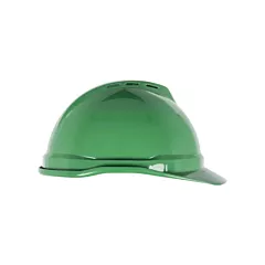MSA Casque de sécurité V-Gard(MD) 500, Rochet, Vert, Ventilé, ANSI type I, ANSI classe C/CSA classe C (10034023)