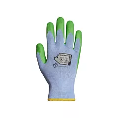 Superior Glove Works Ltd. Dexterity® String Knit Gloves, 9 Size, Poly/Cotton, Single Sided, 10 Gauge, White/Green (S10LXQ-9)