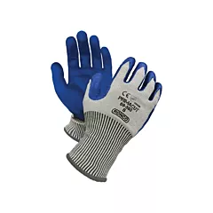 Ronco PrimaCut™ Cut Resistant Gloves, 8 Size, 13 Gauge, HPPE, ANSI/ISEA 105 Level 4/EN 388 Level 5, Nitrile (69-560-08)
