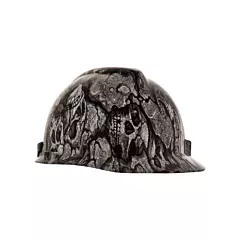 MSA V-Gard® Hydro Dip Hard Hat, Ratchet, Grey/Black, Non-Vented, CSA Type 1/ANSI Type I, ANSI Class E/CSA Class E (10204778)