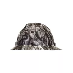 MSA V-Gard® Hydro Dip Full Brim Hard Hat, Ratchet, Grey/Black/White, Non-Vented, CSA Type 1/ANSI Type I, ANSI Class E (10204787)